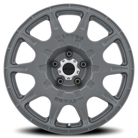 Method MR502 RALLY 17x8 +38mm Offset 5x4.5 67.1mm CB Titanium Wheel