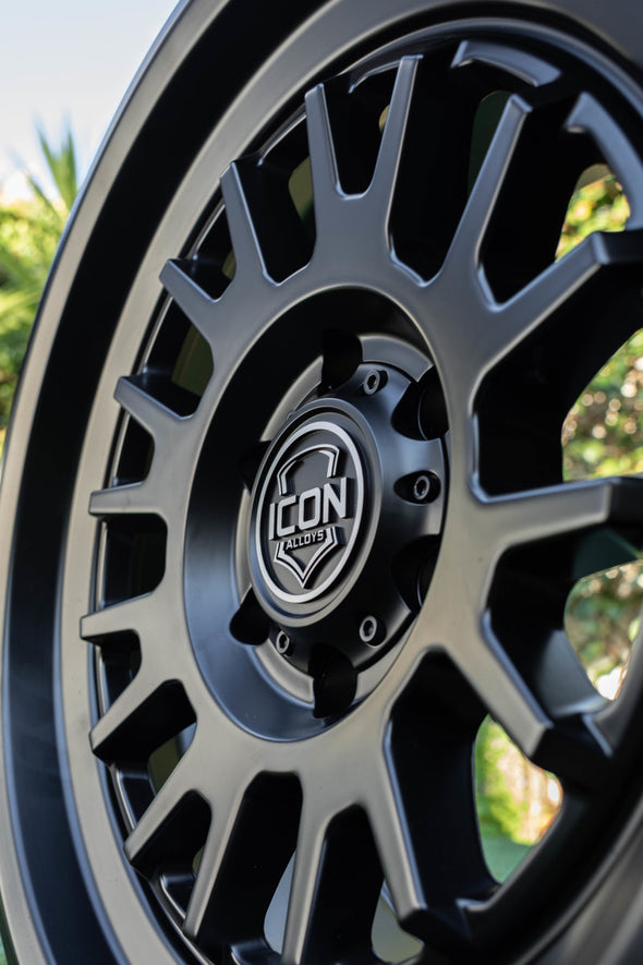 ICON Anza 17x8.5 6x135 +6mm Offset 5in BS 87.1mm Hub Bore Satin Black Wheel