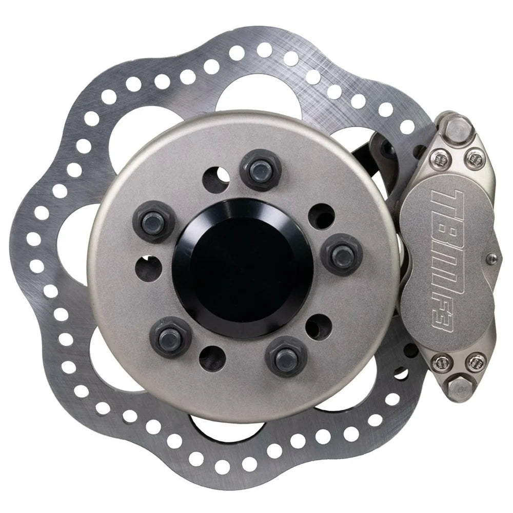 05-14 Mustang S197 Medium Duty F3 4 piston Drag Racing Front Brake Kit (Reusing Factory Hubs) 001-0273-1