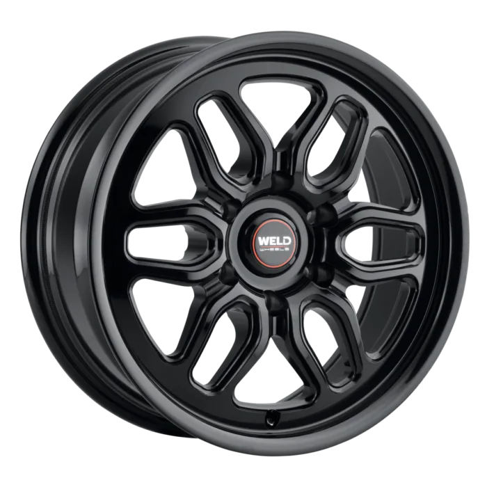 WELD Laguna 6 Drag Gloss Black Wheel with Gloss Black Spokes 17x10