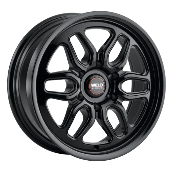 WELD Laguna 6 Drag Gloss Black Wheel with Gloss Black Spokes 17x10 | 6x135BC | +42 Offset | 7.25 Backspacing - S15970089P42