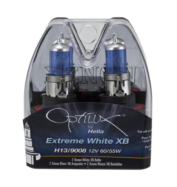 Hella Optilux H13/9008 12V 60/55W XB Xenon White Bulbs (Pair)