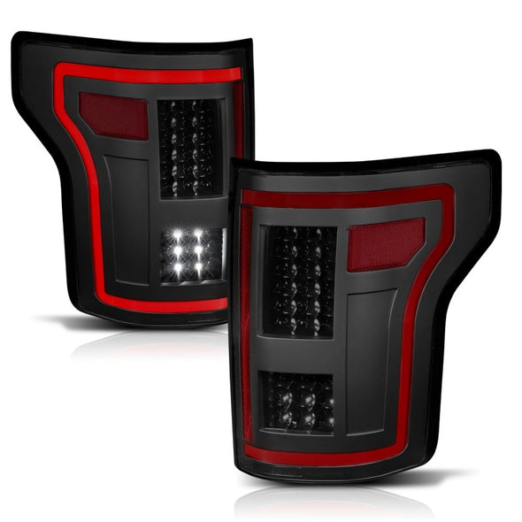 ANZO 15-17 Ford F-150 LED Taillights - Smoke