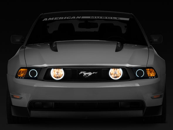 Raxiom 05-12 Ford Mustang GT LED Halo Fog Lights (Chrome)