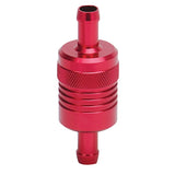 Russell Performance Red Street Fuel Filter (3in Length 1-1/8in diameter 3/8in inlet/outlet)