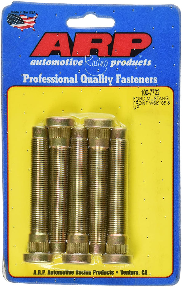 ARP 100-7722 2005-2014 Mustang Front Wheel Studs - Pack of 5 (.549" knurl)