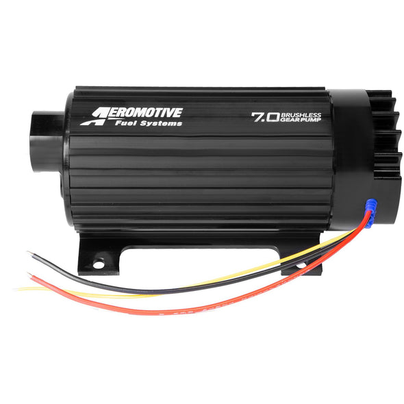 Aeromotive 11197 7.0 GPM Brushless Spur Gear Fuel Pump with True Variable Speed Control, In-Line