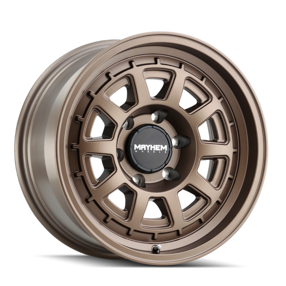 Mayhem 8303 Voyager 17x8 / 5x120 BP / 38mm Offset / 72.56mm Hub Dark Bronze Wheel