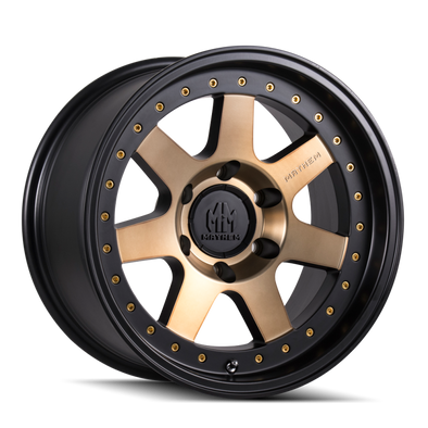 Mayhem 8300 Prodigy 18x9 / 6x135 BP / 0mm Offset / 87.1mm Hub Matte Black w/ Bronze Tint Wheel