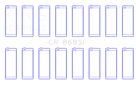 King Engine Bearings Ford 281CI/302CI/330CI 4.6L/5.0L/5.4L V8 (Size +0.75) Rod Bearing Set
