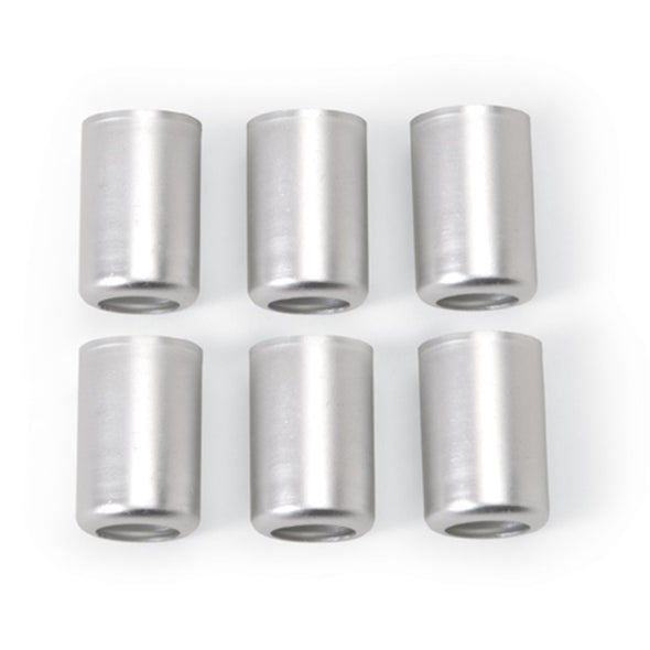 Russell Performance -6 AN Stainless Steel Crimp Collars (O.D. 0.600) (6 Per Pack)