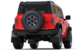 Rally Armor 21-25 Ford Bronco (Plstc Bmpr + RR - NO Rptr/Sprt) Blk Mud Flap w/Area Blue Logo