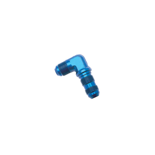 Russell Performance -10 AN 90 Degree Flare Bulkhead (Blue)