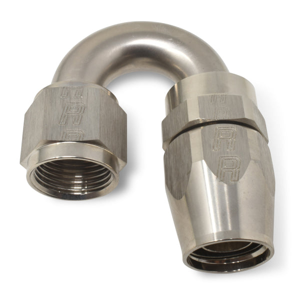 Russell Performance -6 AN Endura 180 Degree Full Flow Swivel Hose End (With 9/16in Radius)