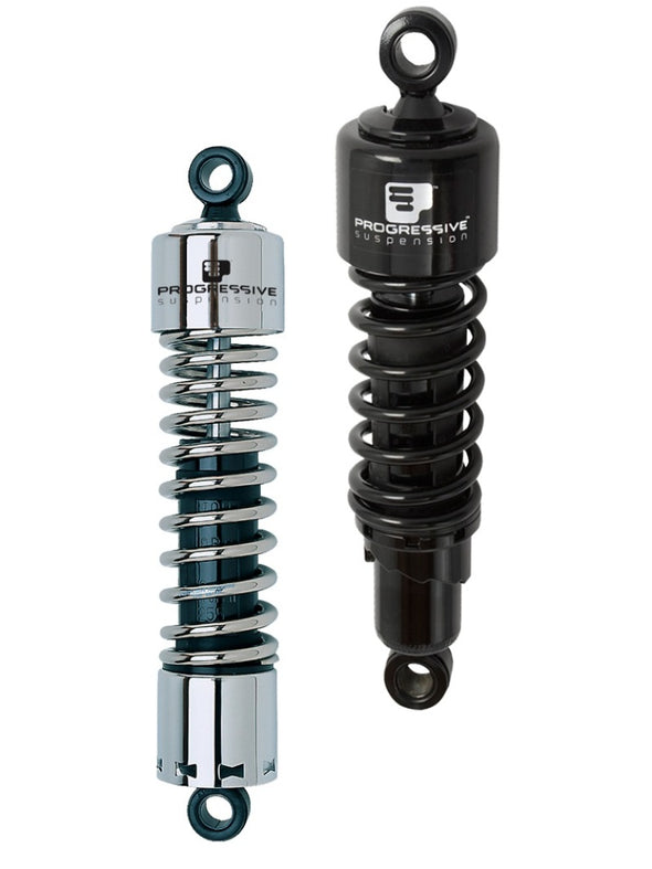 Progressive Cruiser 412 Series Shocks 11.0in - Chrome