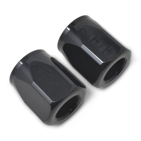 Russell Performance 2-Piece -10 AN Full Flow Swivel Hose End Sockets (Qty 2) - Polished and Black
