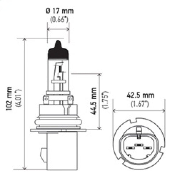 Hella Bulb Hb5 9007 12V 65/55W Xen Ylw