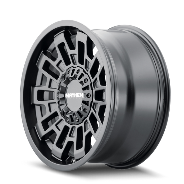 Mayhem 8113 Cortex 20x10 / 5x139.7 BP / -19mm Offset / 110mm Hub Matte Black Wheel