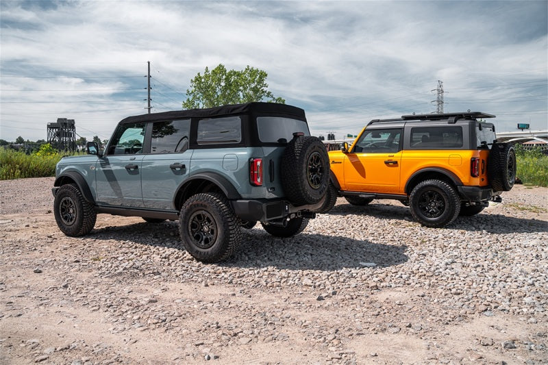 Corsa 21-25 Ford Bronco 2.3L 4-Door 2.75in Cat-Back Dual Rear Exhaust w/4in Straight-Cut Polish Tips