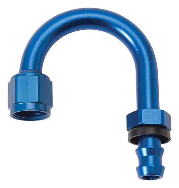 Russell Performance -6 AN Twist-Lok 180 Degree Hose End (1in Radius)