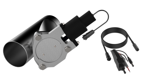 QTP 3.5in Bolt-On QTEC Electric Cutout Valve - Single