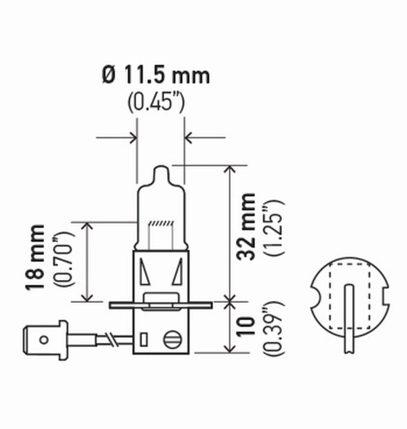 Hella Bulb H3 12V 55W Pk22S T325 (2)