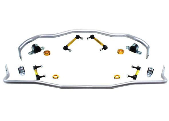 Whiteline 15-20 Ford Mustang GT/GT Premium/EcoBoost/EcoBoost Premium Front & Rear Sway Bar Kit