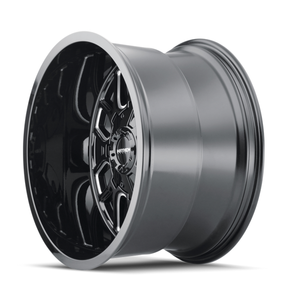 Mayhem 8107 Cogent 20x10 / 6x135 BP / -19mm Offset / 106mm Hub Black w/ Milled Spokes Wheel