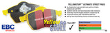 EBC 05+ Ford Saleen Mustang Brembo front calipers Yellowstuff Front Brake Pads