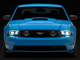 Raxiom 10-12 Ford Mustang w/ Factory Halogen LED Projector Headlights- Blk Housing (Clear Lens)