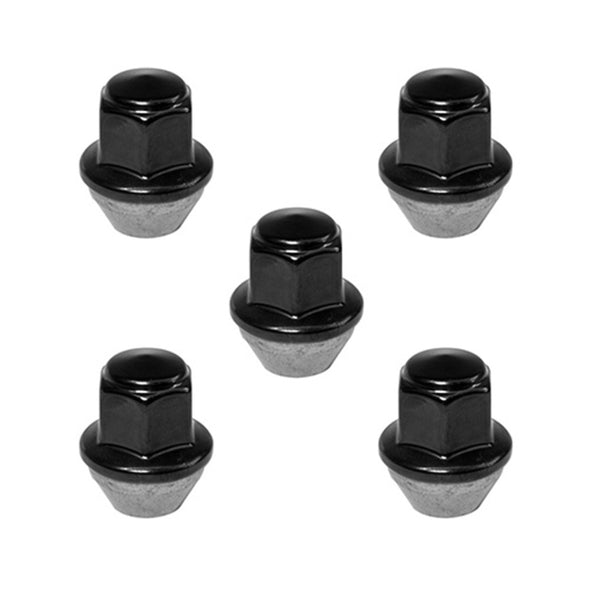 Ford Racing M12 x 1.5 Black Lug Nut - Set of 5