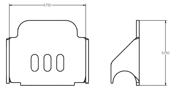 Ridetech Big Bridge Lower Airspring Mount