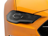 Raxiom 18-23 Ford Mustang GT EcoBoost LED Projector Headlights- Blk Housing (Clear Lens)