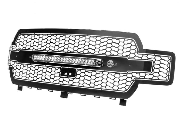 aFe 18-20 Ford F-150 w/ FFC Scorpion Grill w/ LEDs