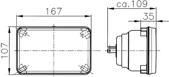 Hella Headlamp Insert Fh Gn Mgs12 1Kb