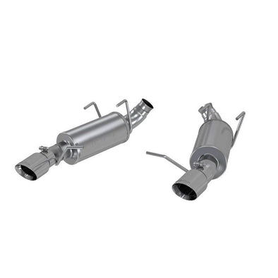 MBRP 11-14 Ford Mustang V6 3in. Dual Muffler Axle Back Split Rear T409 Exhaust System