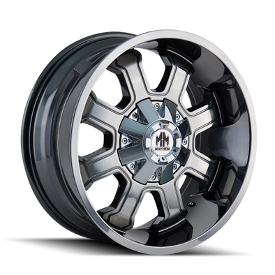 Mayhem 8103 Fierce 20x9 / 6x135 BP / 0mm Offset / 106mm Hub Chrome Wheel