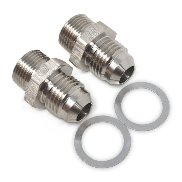Russell Performance -6 AN Carb Adapter Fittings (2 pcs.) Endura