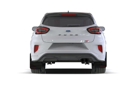 Rally Armor 20-25 Ford Puma ST Black Mud Flap w/Blue Logo
