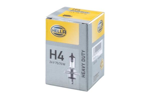 Hella H4 24V 75/70W P43t T4.625 Halogen Bulb