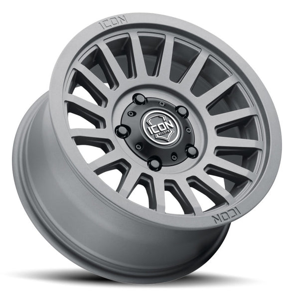 ICON Recon SLX 17x8.5 6x135 6mm Offset 5in BS 87.1mm Bore Charcoal Wheel