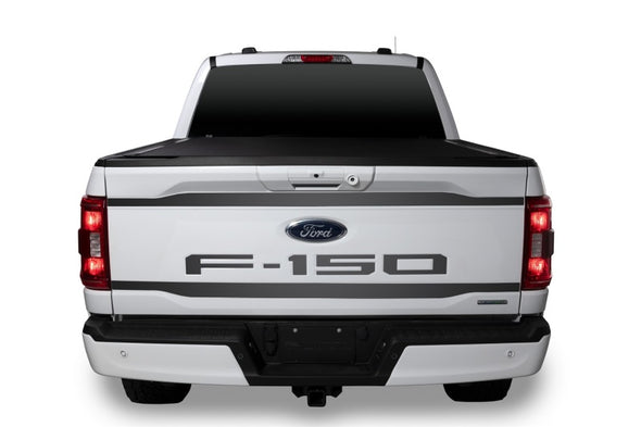 Putco 2021 Ford F-150 Stainless Steel Black Platinum Upper/Lower Tailgate Accent (2pcs)