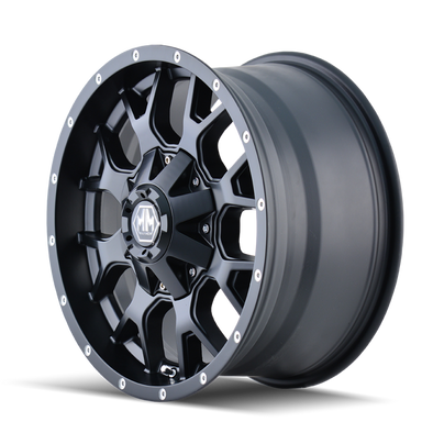 Mayhem 8015 Warrior 17x9 / 5x127 BP / -12mm Offset / 87mm Hub Matte Black Wheel