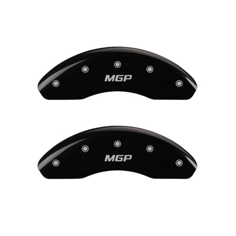 MGP Rear set 2 Caliper Covers Engraved Rear Tiffany Snake Black finish silver ch