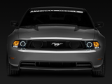 Raxiom 10-12 Ford Mustang w/ Headlights CCFL Halo Projector Headlights- Black Housing (Clear Lens)