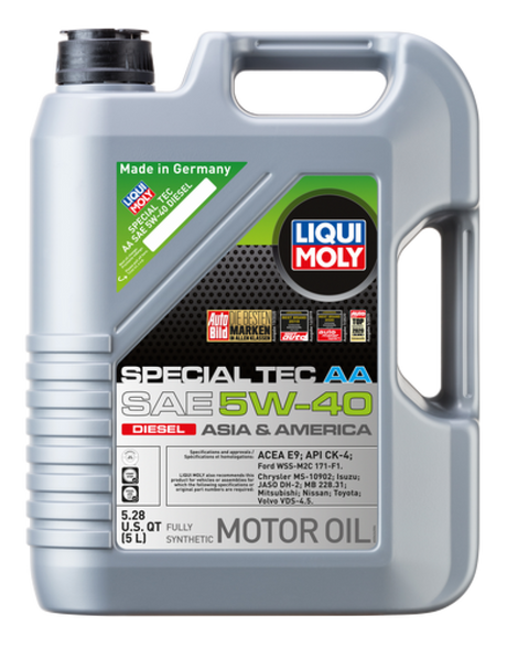 LIQUI MOLY 5L Special Tec AA Motor Oil SAE 5W40 Diesel