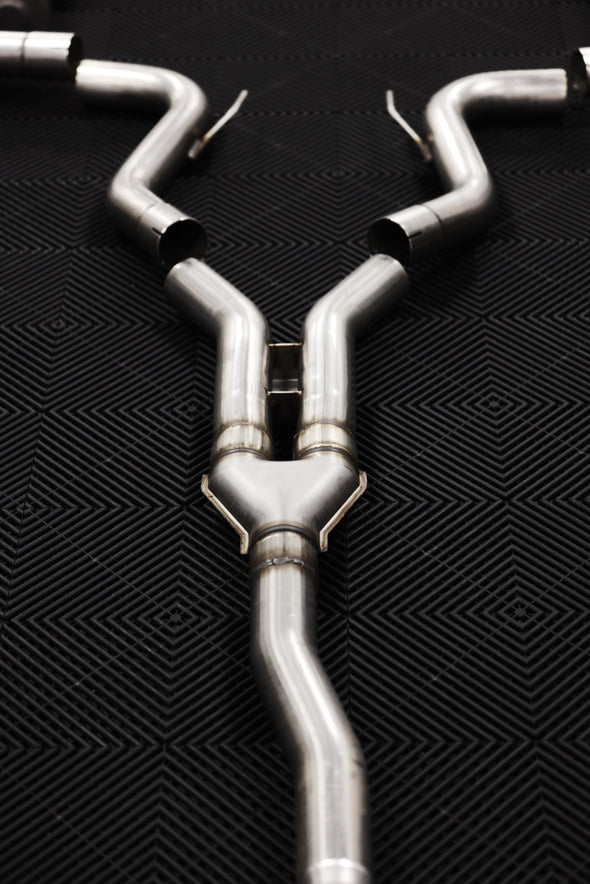 MBRP 18-22 Ford Mustang 2.3L Ecoboost 3in Cat-Back Exhaust w/ Quad Carbon Fiber SS Tips - T304