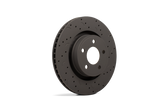 Hawk Talon 2011 Ford Mustang Base Drilled and Slotted Front Brake Rotor Set