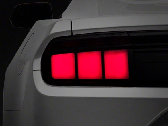 Raxiom 15-22 Ford Mustang Profile LED Tail Lights - Gloss Black Housing (Smoked Lens)