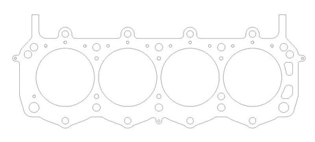 Cometic Ford Man-O-War 4.155in Bore .040 inch MLS-6 Bolt 10 Degree Head Gasket